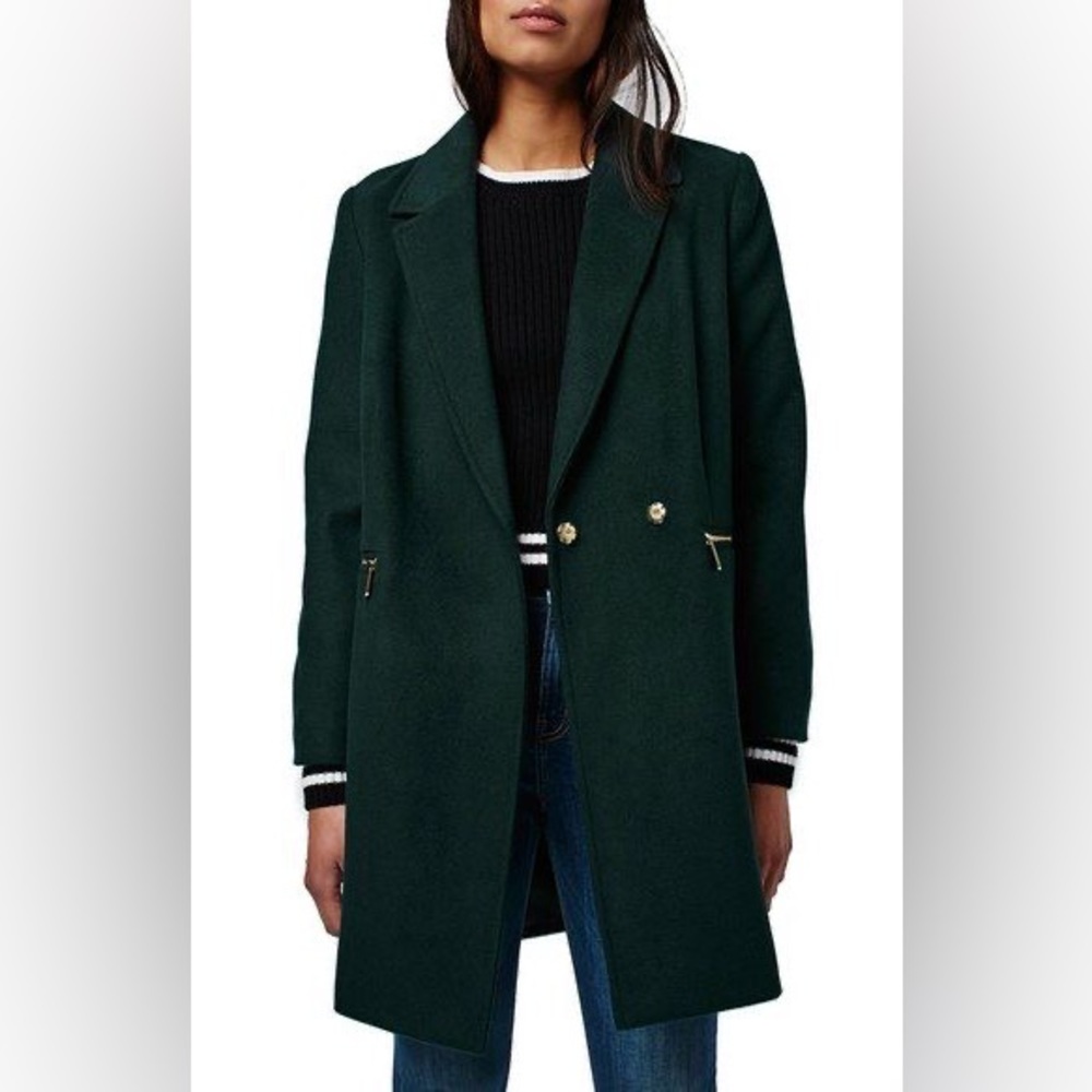 Topshop Meg Zip Pocket Coat - Picture 4 of 14